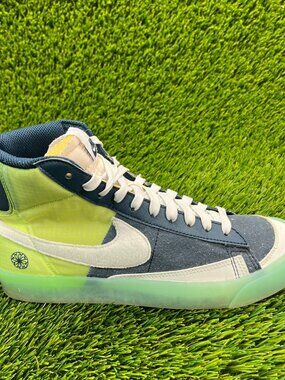 Nike Blazer Mid 77 Kids Boys Size 7Y Blue Athletic Running Shoes Sneakers